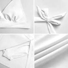 Load image into Gallery viewer, Bluewater Bloom Halter Top &amp; Skirted Bikini Set