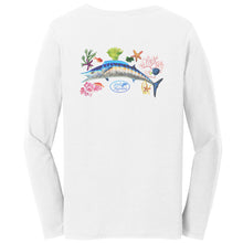 Load image into Gallery viewer, Reel Mermaid Wahoo Long Sleeve
