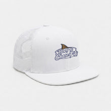 Load image into Gallery viewer, Redfish Born to Chase Fin Embroidery Flat-Brim Mesh Cap