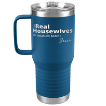 Load image into Gallery viewer, Personalized Name and Location Housewives Tumbler with Handle