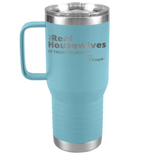 Load image into Gallery viewer, Personalized Name and Location Housewives Tumbler with Handle
