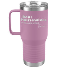 Load image into Gallery viewer, Personalized Name and Location Housewives Tumbler with Handle