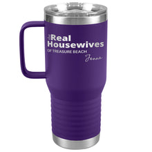 Load image into Gallery viewer, Personalized Name and Location Housewives Tumbler with Handle