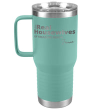 Load image into Gallery viewer, Personalized Name and Location Housewives Tumbler with Handle