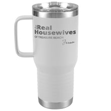 Load image into Gallery viewer, Personalized Name and Location Housewives Tumbler with Handle