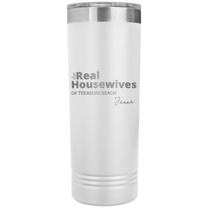 Personalized Name and Location Housewives Tumbler