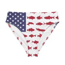 Load image into Gallery viewer, Fish Flag Recycled high-waisted bikini bottom